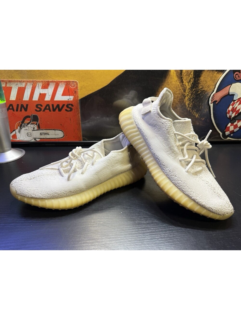 adidas Yeezy Boost 350 V2 Cream White CP9366 Men’s Size 9.5 Triple White